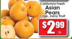 Supremo Foods Inc California Fresh Asian Pears offer