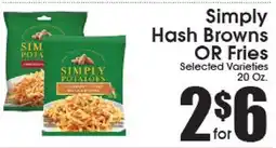 Supremo Foods Inc Simply Hash Browns OR Fries offer