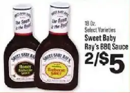 IGA Sweet Baby Ray's BBQ Sauce offer