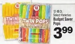IGA Budget Saver Pops offer
