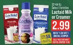 IGA Lactaid Milk or Creamer offer
