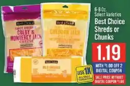 IGA Best Choice Shreds or Chunks offer