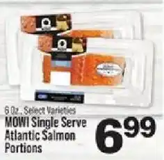 IGA MOWI Single Serve Atlantic Salmon Portions offer