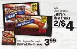 IGA Ball park meat franks offer