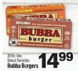IGA Bubba Burgers offer