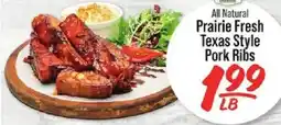 IGA Prairie Fresh Texas Style Pork Ribs offer