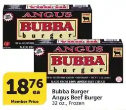 Vons Bubba Burger Angus Beef Burger offer