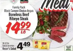IGA Boneless Beef Ribeye Steak offer