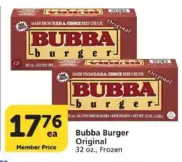 Vons Bubba Burger Original offer