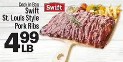 IGA Swift St. Louis Style Pork Ribs offer