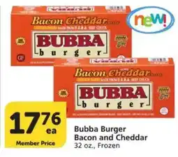 Vons Bubba Burger Bacon and Cheddar offer