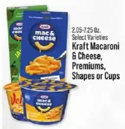 IGA Kraft macaroni & cheese, premiums, shapers or cups offer