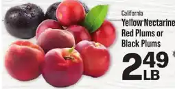 IGA Yellow Nectarine Red Plums or Black Plums offer
