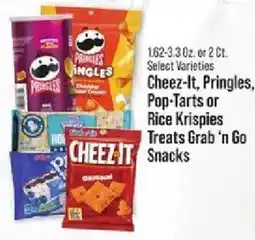 IGA Cheez-It, Pringles, Pop-Tarts or Rice Krispies Treats Grab 'n Go Snacks offer