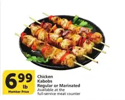 Vons Chicken Kabobs Regular or MarinateMember Price offer