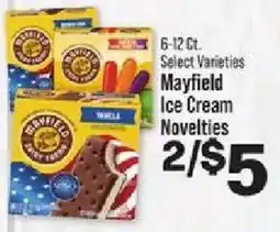 IGA Mayfield ice cream novelties offer