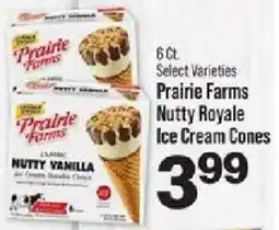 IGA Prairie Farms Nutty Royale Ice Cream Cones offer