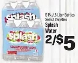 IGA Splash water offer