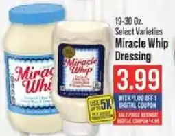 IGA Miracle whip dressing offer