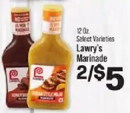 IGA Lawry's Marinade offer