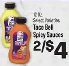 IGA Taco Bell Spicy Sauces offer