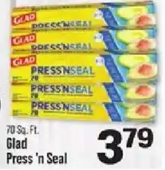 IGA Glad press 'n seal offer