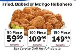 Vons Fried, Baked or Mango Habanero offer