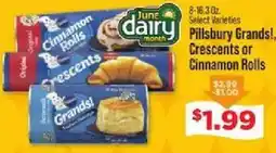 IGA Pillsbury grands! crescents or cinnamon rolls offer