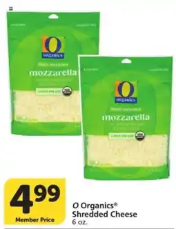 Vons O Organics Shredded Cheese offer