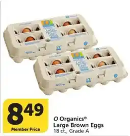 Vons O Organics Large Brown Eggs offer