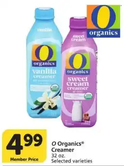 Vons O Organics Creamer offer