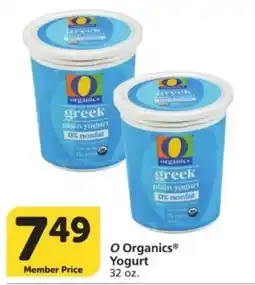 Vons O organics yogurt offer