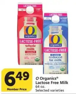 Vons O Organics Lactose Free Milk offer