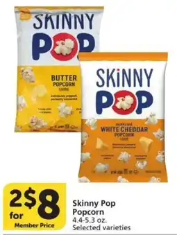 Vons Skinny Pop Popcorn offer