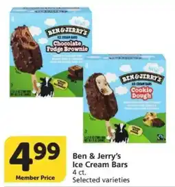 Vons Ben & Jerry's Ice Cream Bars offer