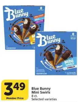 Vons Blue Bunny Mini Swirls offer