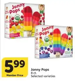 Vons Jonny Pops offer