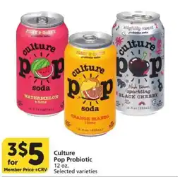 Vons Culture Pop Probiotic offer