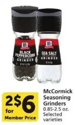 Vons McCormick Seasoning Grinders offer