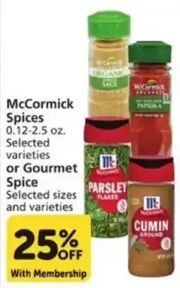 Vons McCormick Spices offer