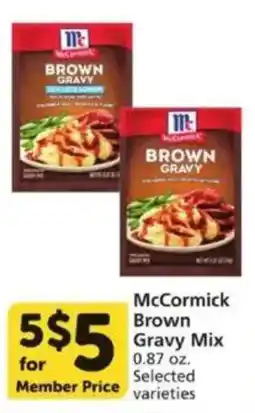 Vons McCormick Brown Gravy Mix offer