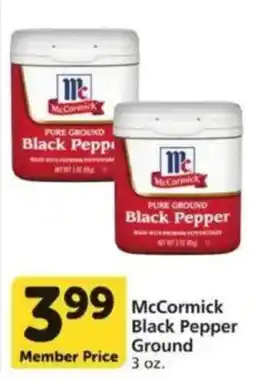Vons McCormick Black Pepper Ground offer