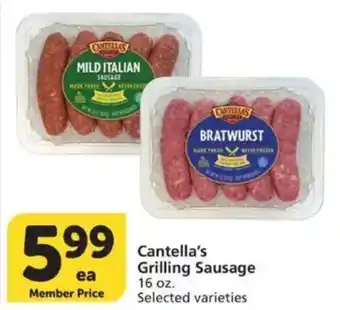 Vons Cantella's Grilling Sausage offer