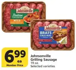 Vons Johnsonville Grilling Sausage offer