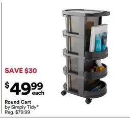 Michaels Round Cart by Simply Tidy offer