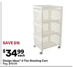 Michaels Design Ideas 3-Tier Stacking Cart offer