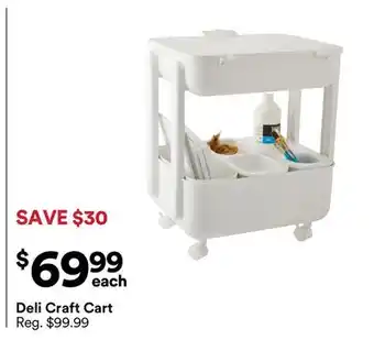 Michaels Deli Craft Cart offer