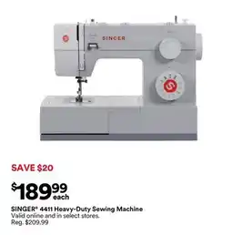Michaels SInGeR 4411 Heavy-Duty Sewing Machine offer