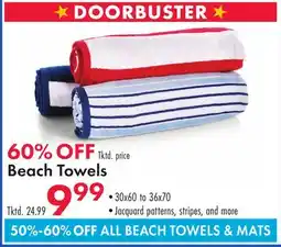 Boscov's Beach Towels offer