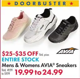 Boscov's ENTIRE STOCK Mens & Womens AVIA Sneakers offer